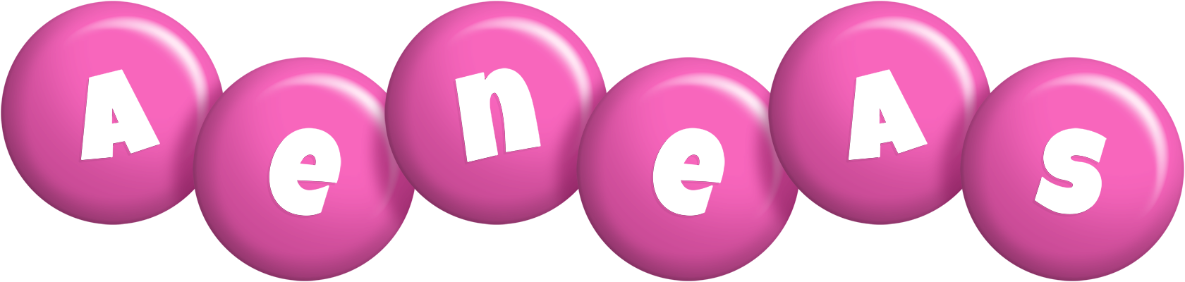 Aeneas candy-pink logo