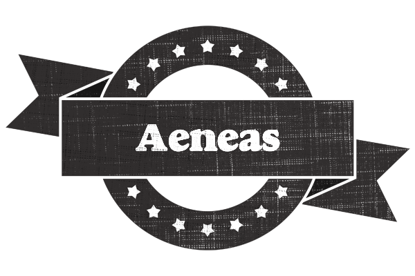 Aeneas grunge logo