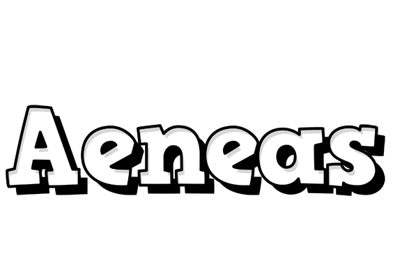 Aeneas snowing logo