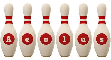 Aeolus bowling-pin logo