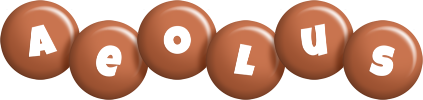 Aeolus candy-brown logo