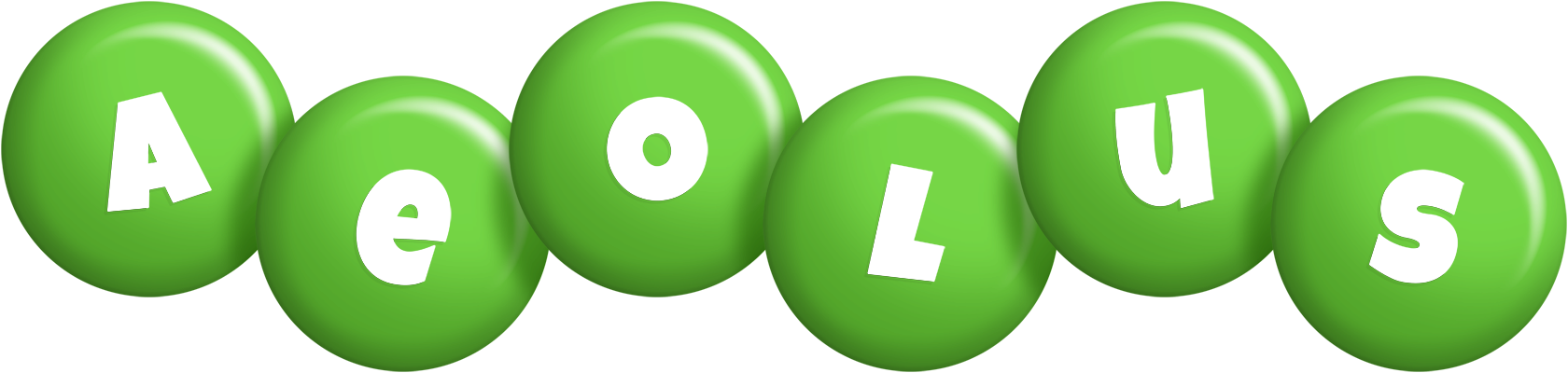 Aeolus candy-green logo