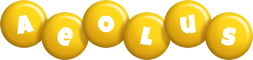 Aeolus candy-yellow logo