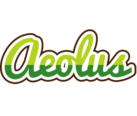 Aeolus golfing logo