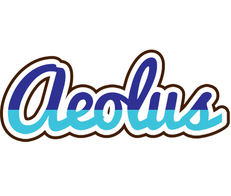 Aeolus raining logo