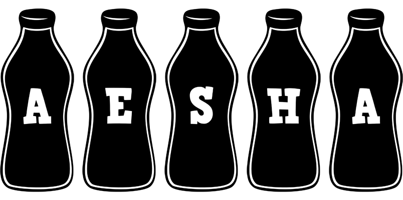 Aesha bottle logo