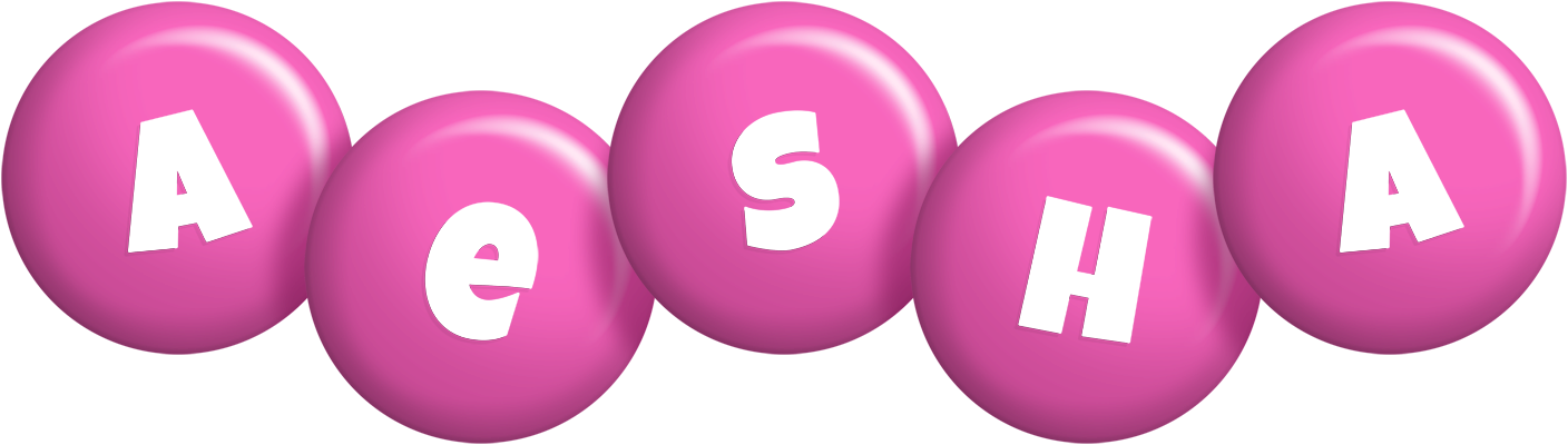 Aesha candy-pink logo