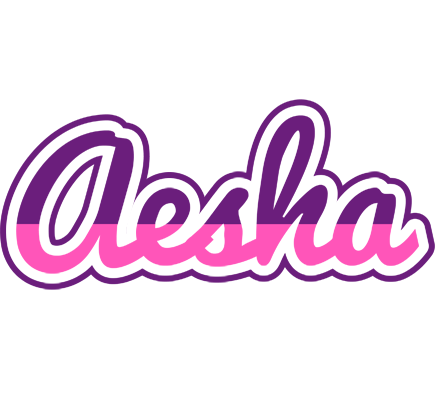 Aesha cheerful logo