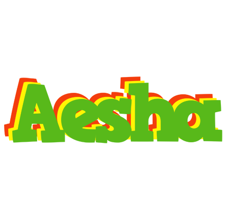 Aesha crocodile logo