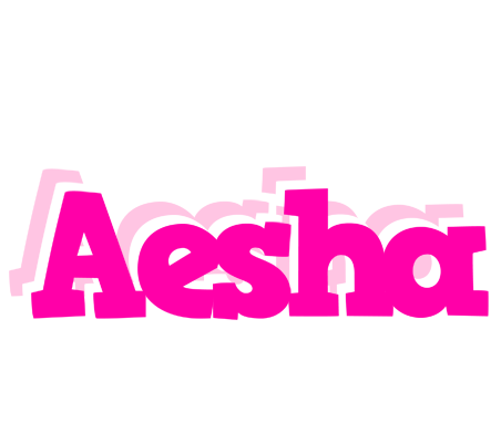 Aesha dancing logo