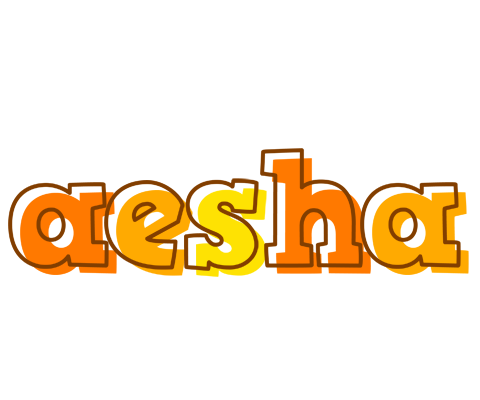 Aesha desert logo