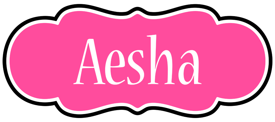 Aesha invitation logo