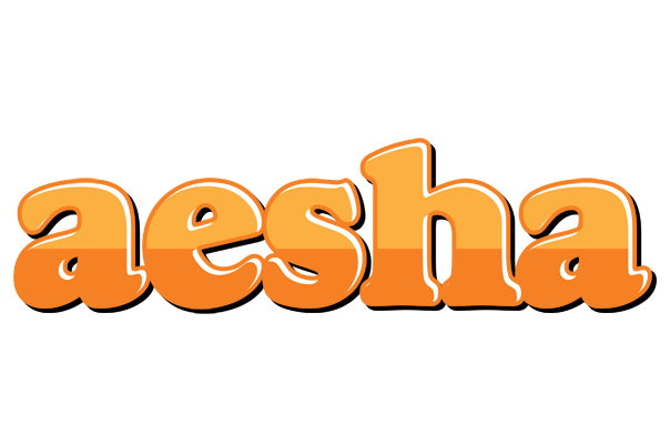Aesha orange logo