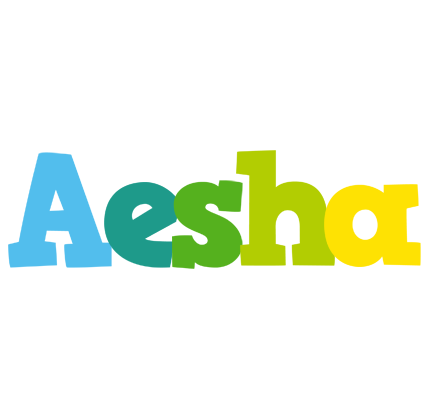 Aesha rainbows logo