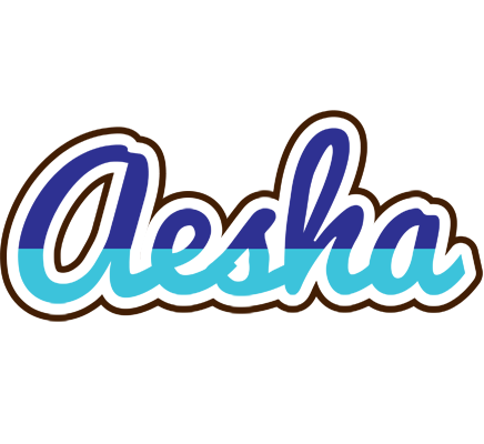 Aesha raining logo