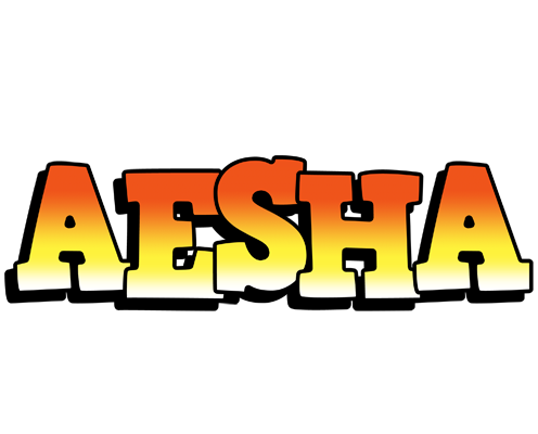 Aesha sunset logo