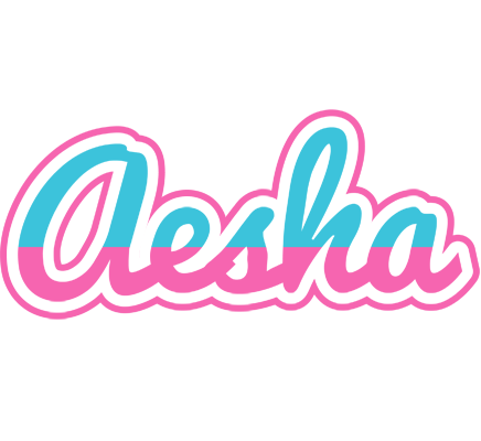 Aesha woman logo