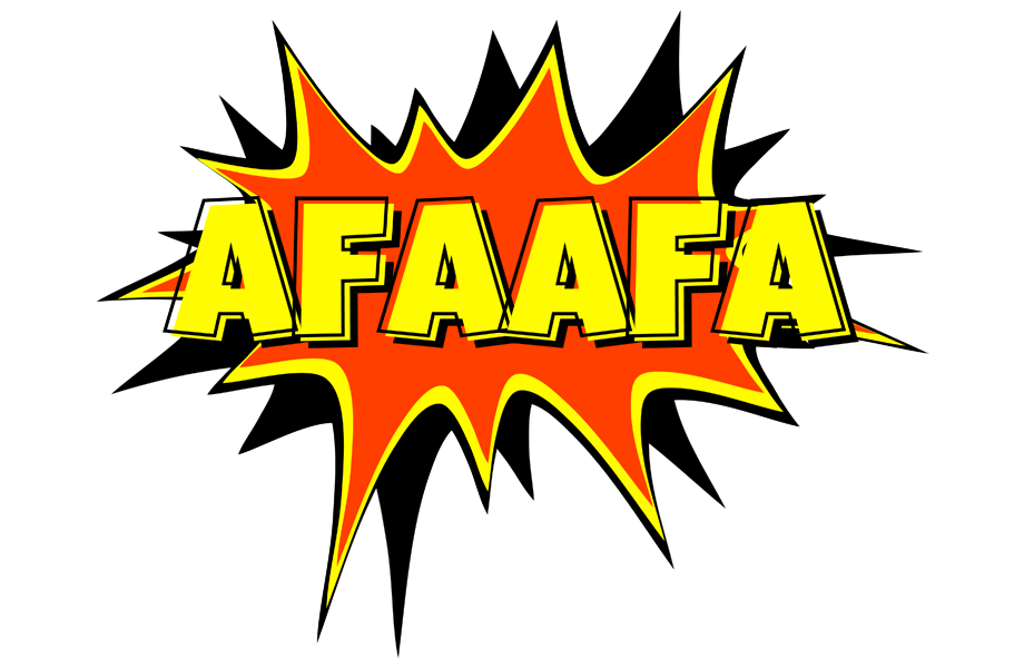 Afaafa bazinga logo