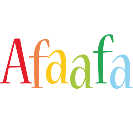 Afaafa birthday logo