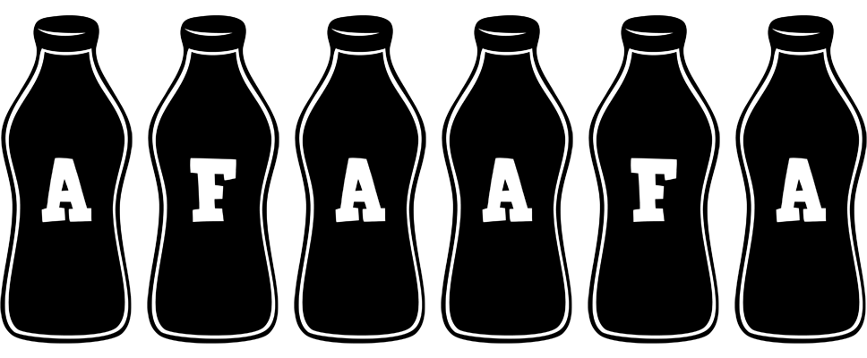Afaafa bottle logo