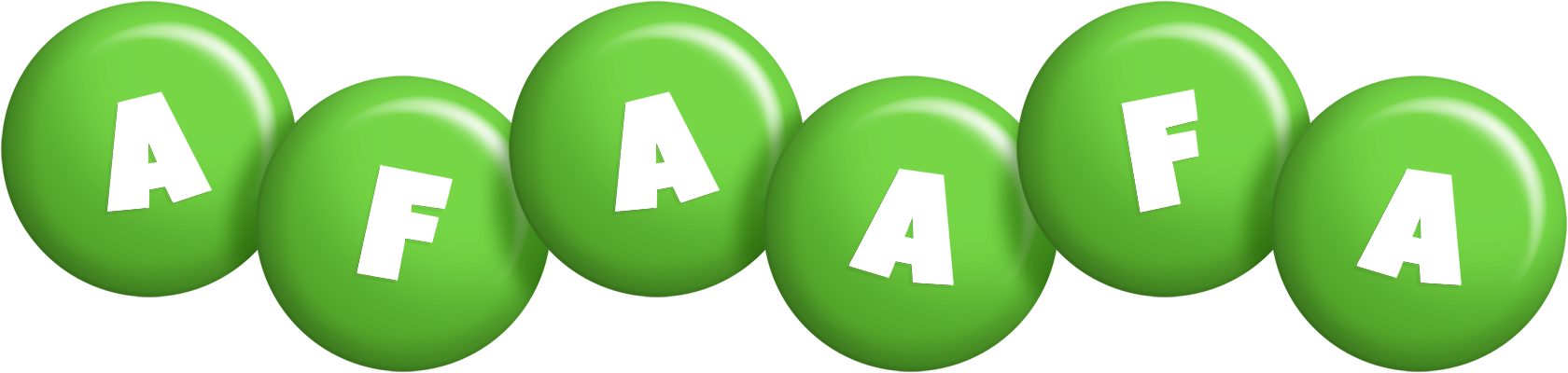 Afaafa candy-green logo