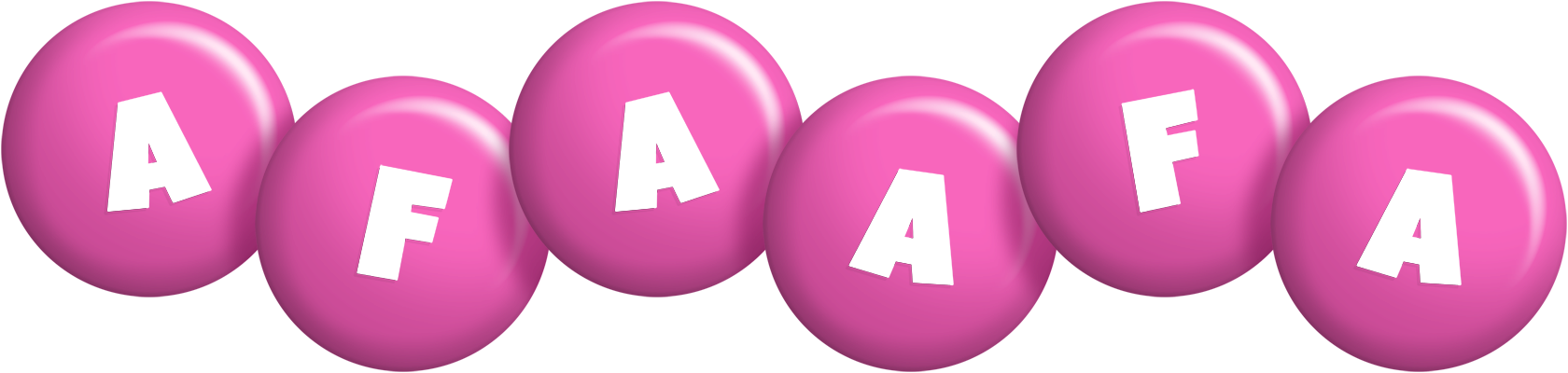Afaafa candy-pink logo