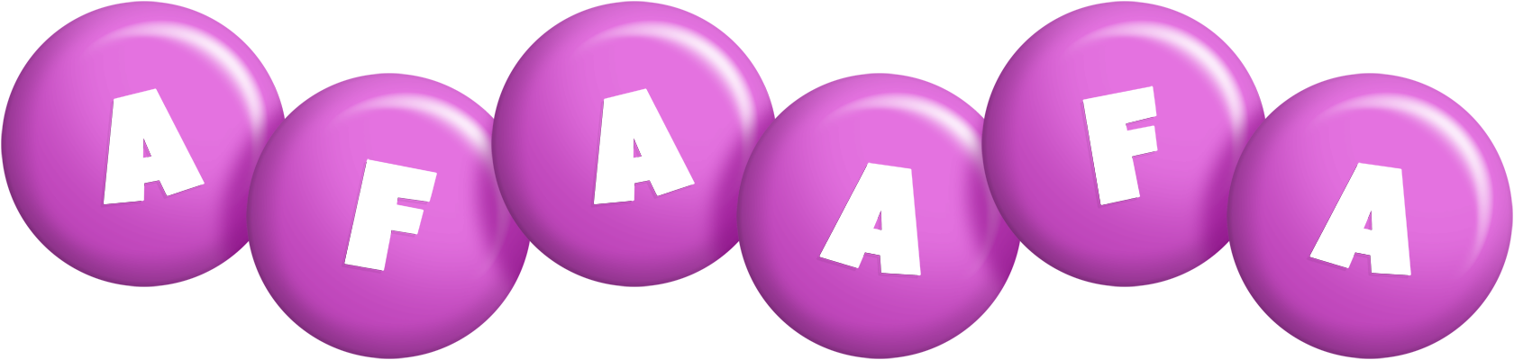 Afaafa candy-purple logo