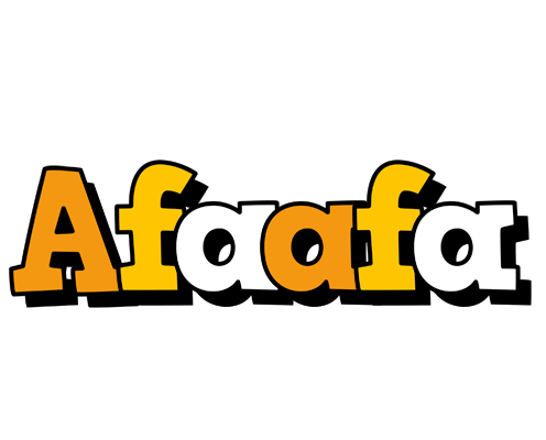 Afaafa cartoon logo