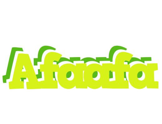 Afaafa citrus logo