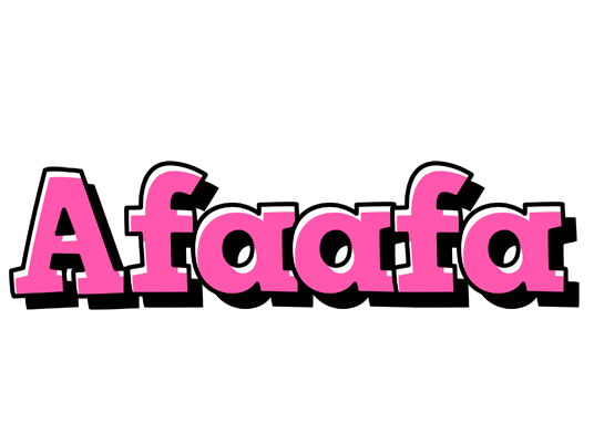 Afaafa girlish logo