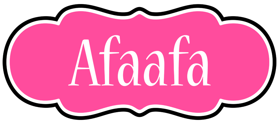 Afaafa invitation logo