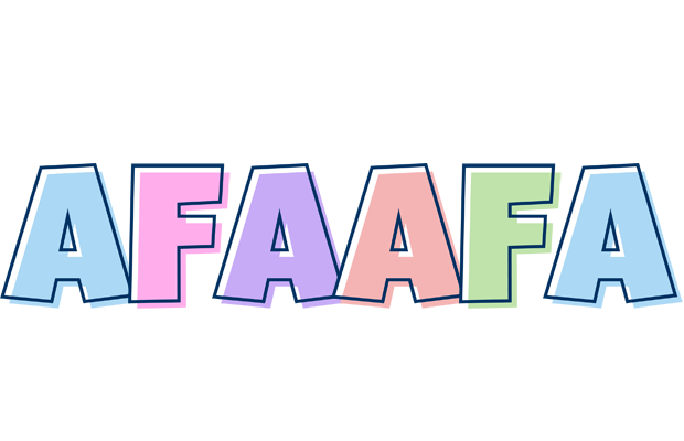 Afaafa pastel logo