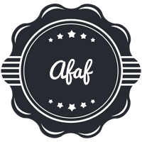 Afaf badge logo