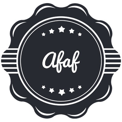 Afaf badge logo