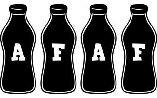 Afaf bottle logo