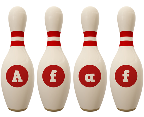 Afaf bowling-pin logo