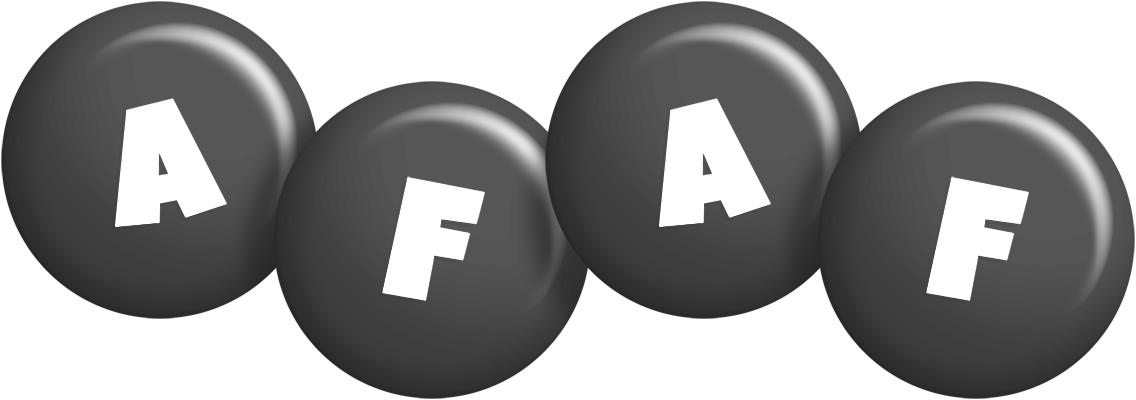 Afaf candy-black logo