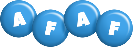 Afaf candy-blue logo