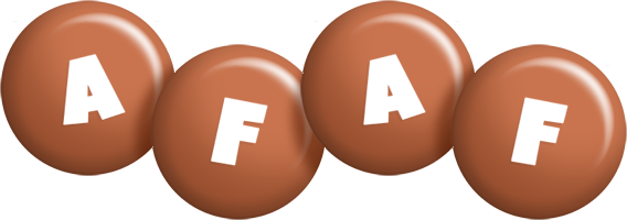 Afaf candy-brown logo