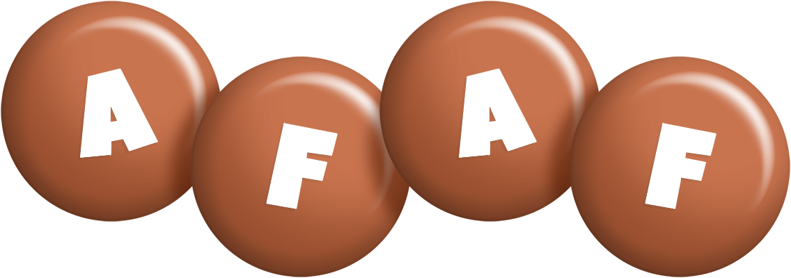 Afaf candy-brown logo