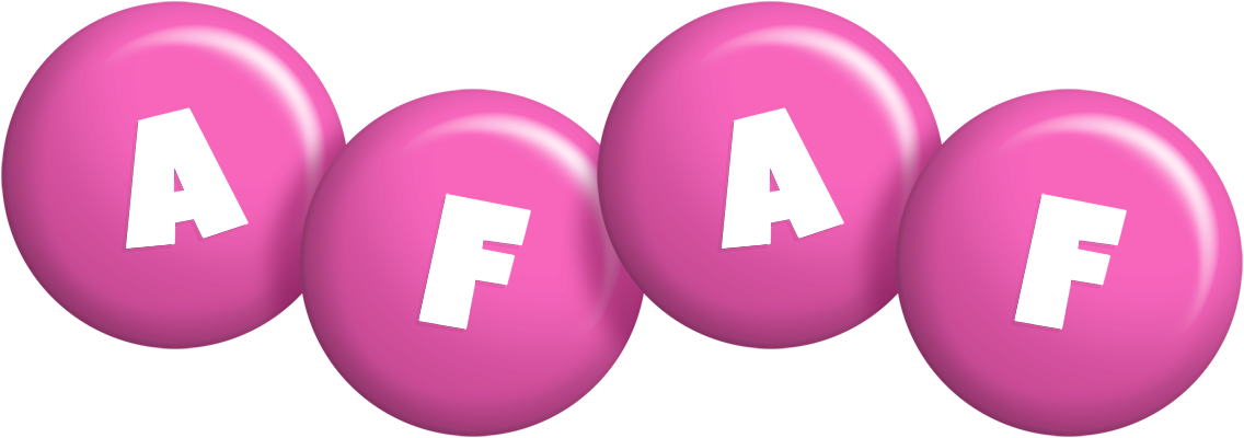 Afaf candy-pink logo