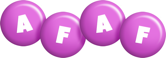 Afaf candy-purple logo