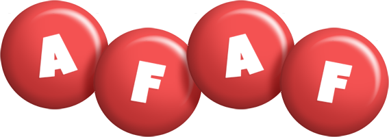 Afaf candy-red logo