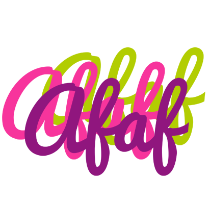 Afaf flowers logo