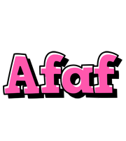 Afaf girlish logo