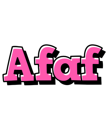 Afaf girlish logo