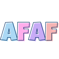 Afaf pastel logo