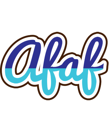Afaf raining logo