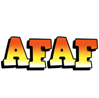 Afaf sunset logo