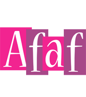 Afaf whine logo